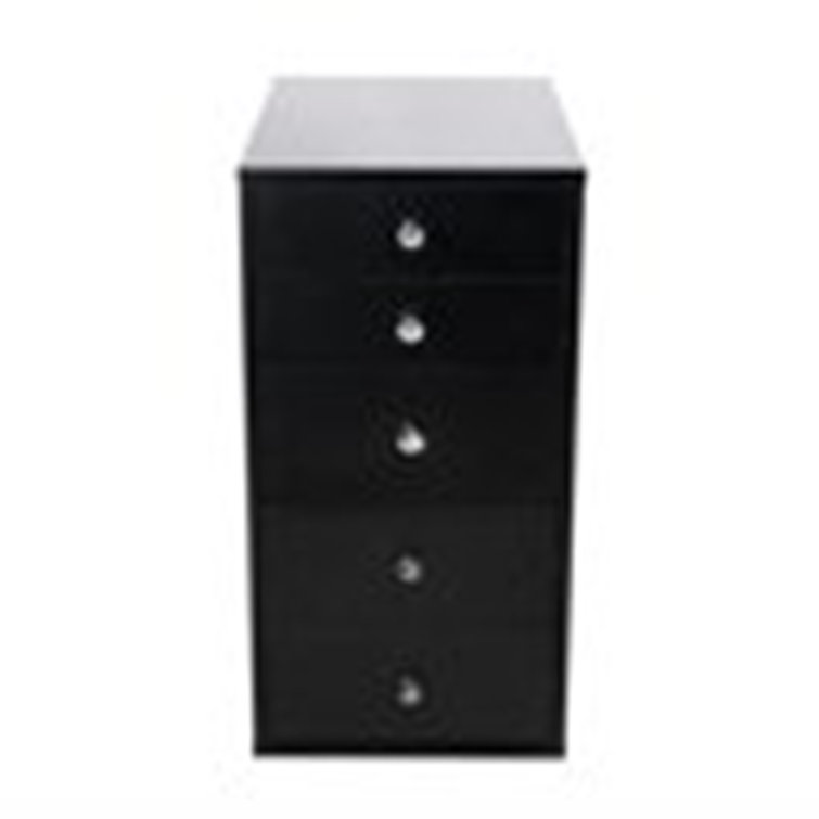 Hokku Designs Wegman Slaystation 5 Drawer Makeup Vanity Storage Unit